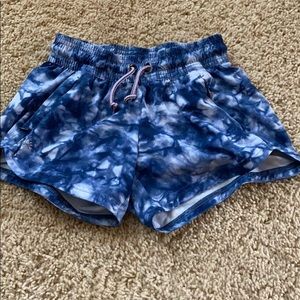 Athleta kids tie-dye shorts